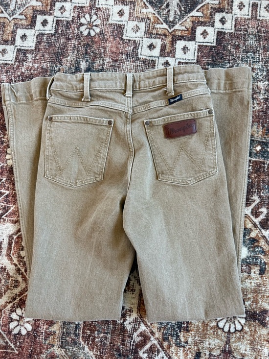 Wrangler Denim - Wrangler Wide Leg Jeans in Tan